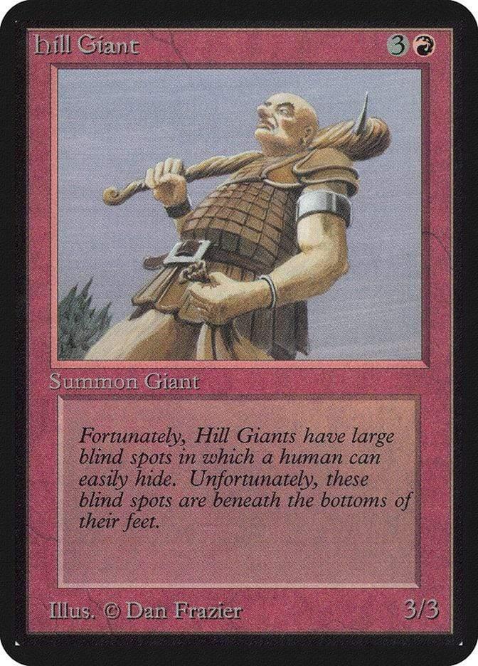 Magic: The Gathering MTG Single Hill Giant [Limited Edition Alpha]