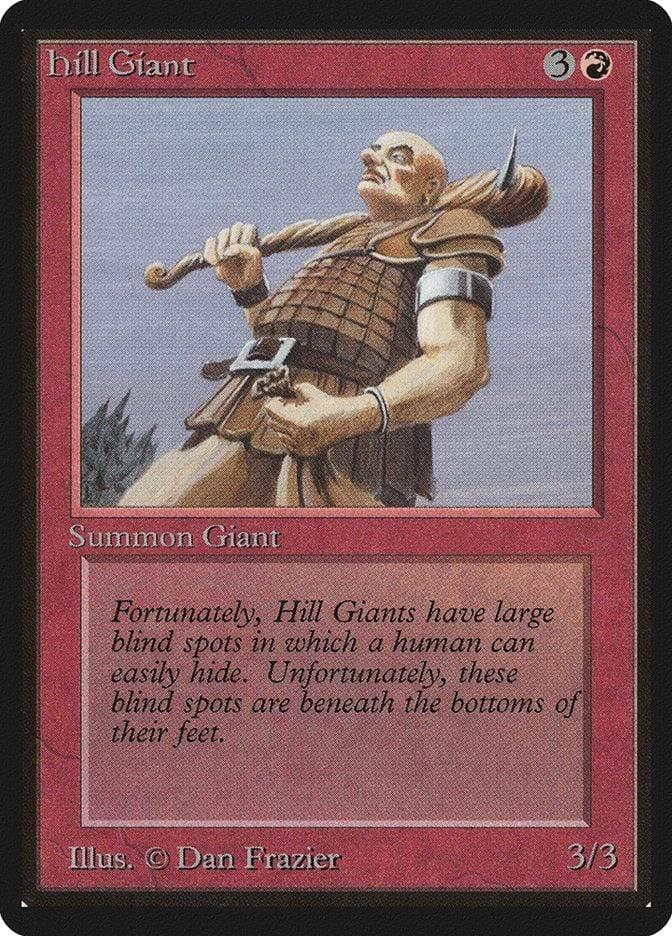 Magic: The Gathering MTG Single Hill Giant [Limited Edition Beta]