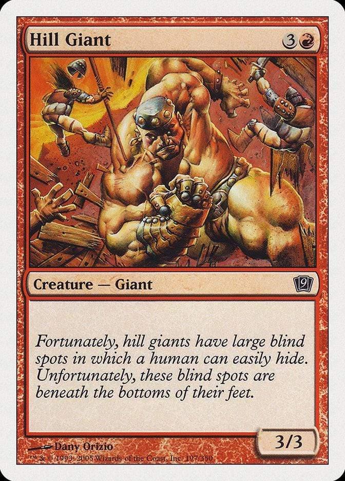 Magic: The Gathering MTG Single Hill Giant [Ninth Edition]