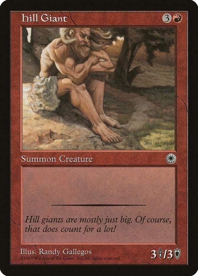 Magic: The Gathering MTG Single Hill Giant [Portal]