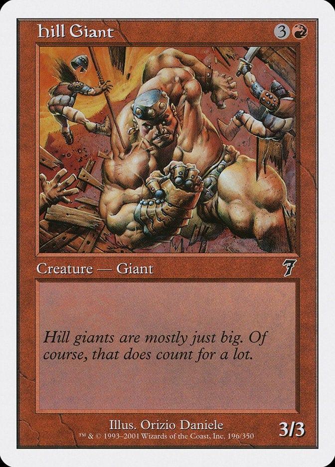 Magic: The Gathering MTG Single Hill Giant [Seventh Edition]