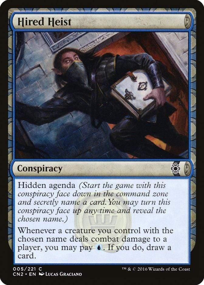 Magic: The Gathering MTG Single Hired Heist [Conspiracy: Take the Crown]