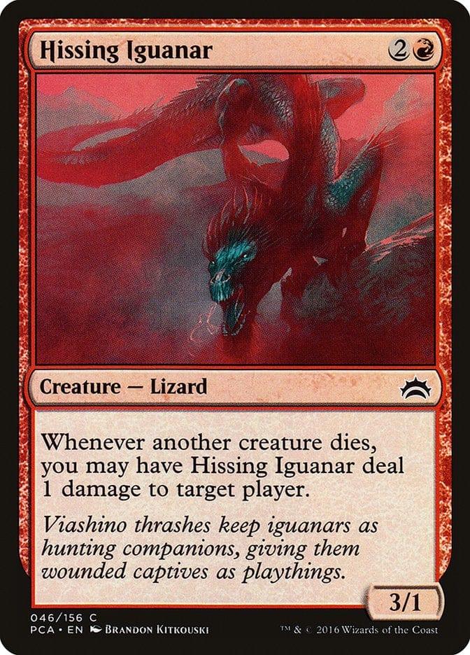 Magic: The Gathering MTG Single Hissing Iguanar [Planechase Anthology]