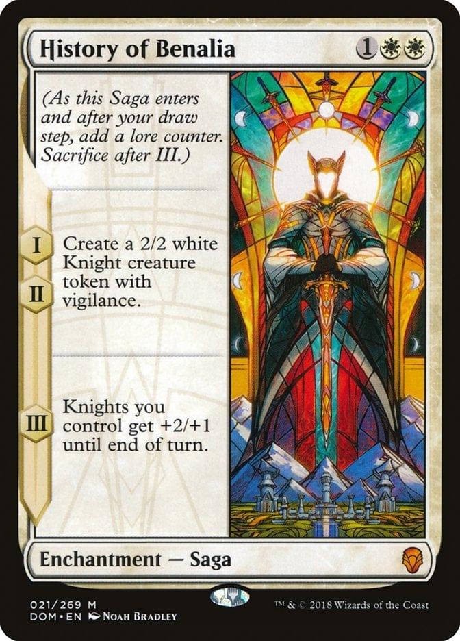 Magic: The Gathering MTG Single History of Benalia [Dominaria]