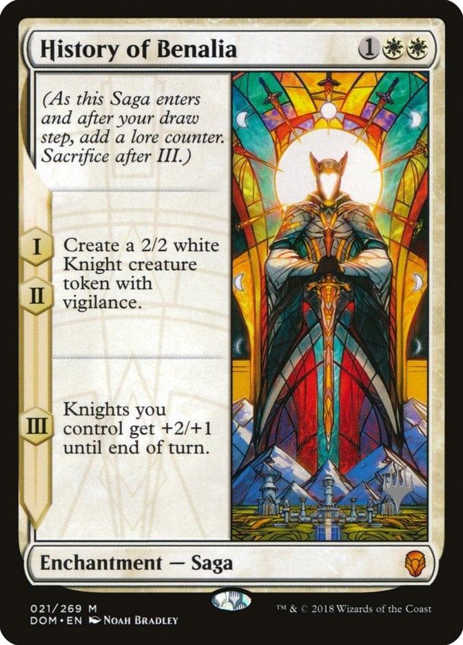 Magic: The Gathering MTG Single History of Benalia (Promo Pack) [Dominaria Promos]