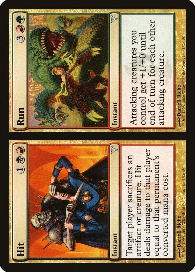 Magic: The Gathering MTG Single Hit // Run [Dissension]