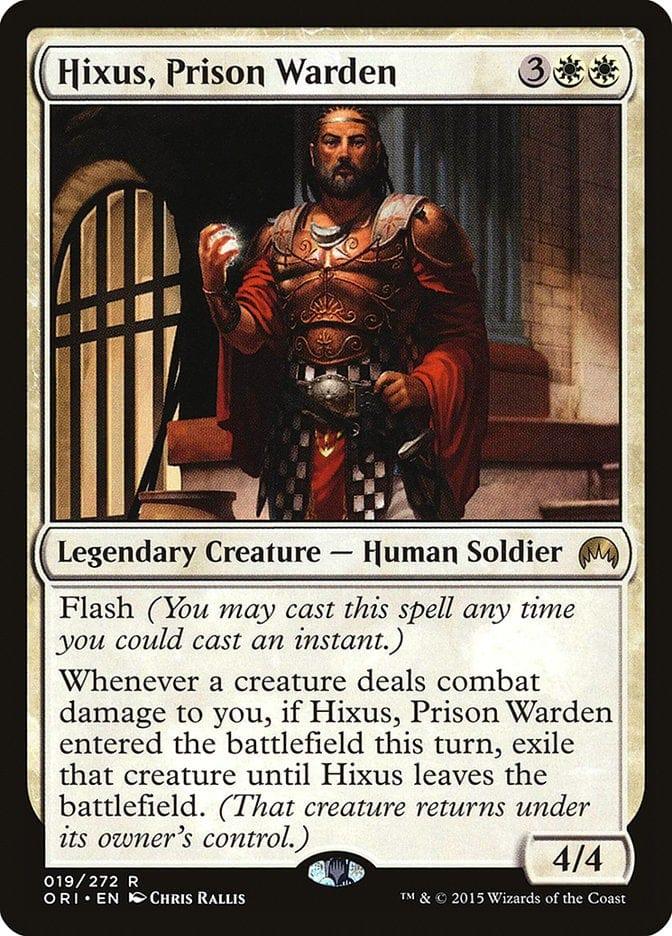 Magic: The Gathering MTG Single Hixus, Prison Warden [Magic Origins]