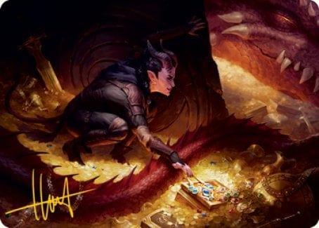Magic: The Gathering MTG Single Hoard Robber Art Card (Gold-Stamped Signature) [Dungeons & Dragons: Adventures in the Forgotten Realms Art Series]