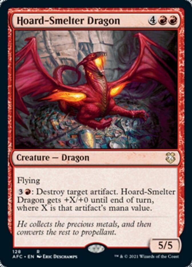 Magic: The Gathering MTG Single Hoard-Smelter Dragon [Dungeons & Dragons: Adventures in the Forgotten Realms Commander]