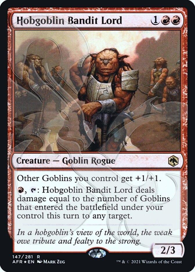 Magic: The Gathering MTG Single Hobgoblin Bandit Lord (Ampersand Promo) [Dungeons & Dragons: Adventures in the Forgotten Realms Promos]