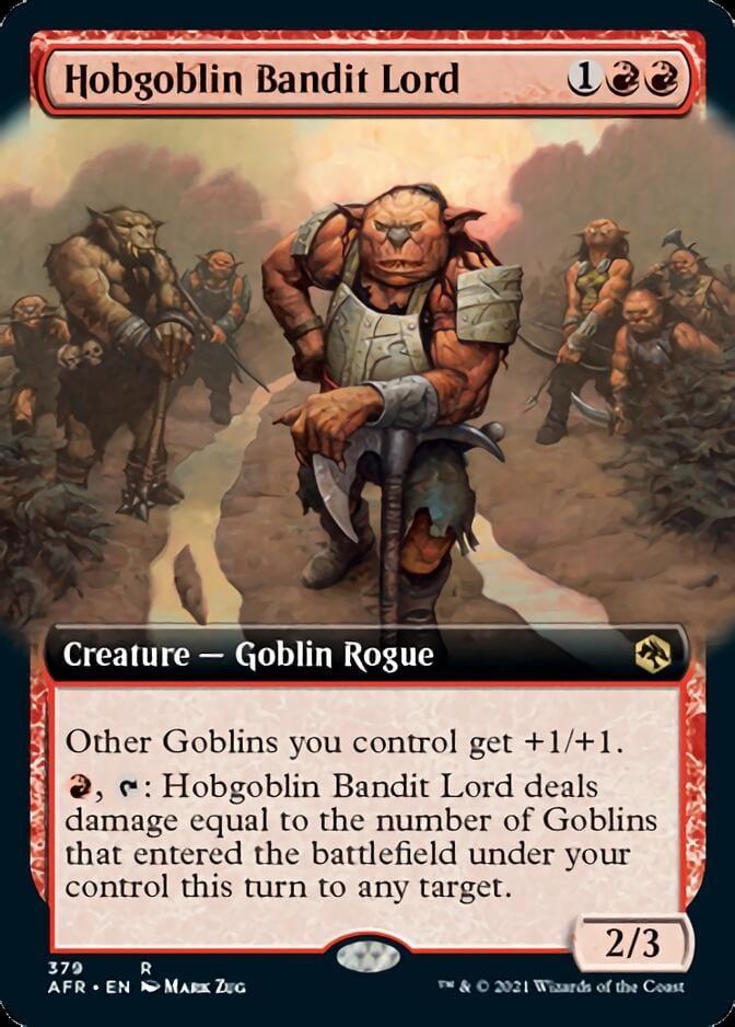 Magic: The Gathering MTG Single Hobgoblin Bandit Lord (Extended) [Dungeons & Dragons: Adventures in the Forgotten Realms]