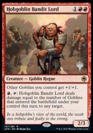 Magic: The Gathering MTG Single Hobgoblin Bandit Lord (Promo Pack) [Dungeons & Dragons: Adventures in the Forgotten Realms Promos]
