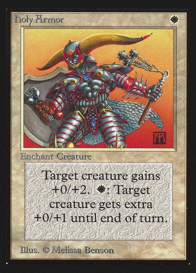 Magic: The Gathering MTG Single Holy Armor [Collectors’ Edition]