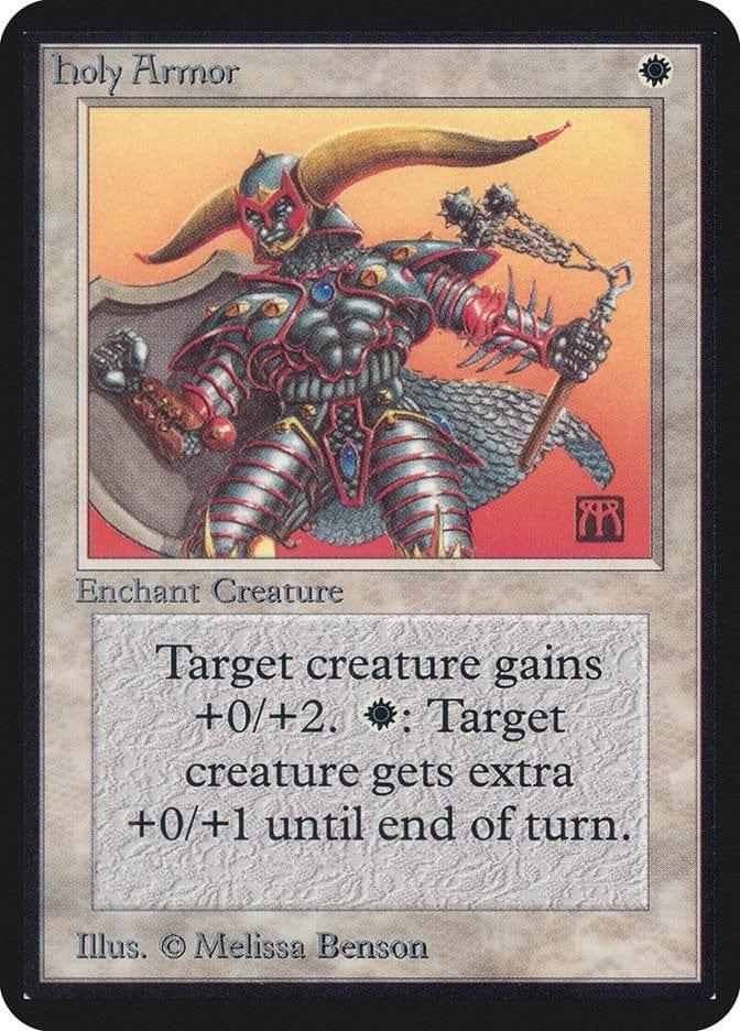 Magic: The Gathering MTG Single Holy Armor [Limited Edition Alpha]