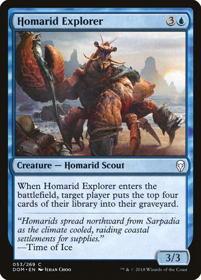 Magic: The Gathering MTG Single Homarid Explorer [Dominaria]
