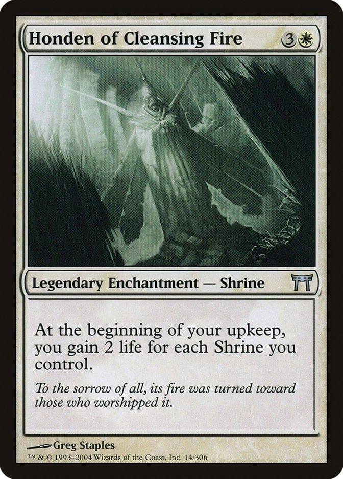 Magic: The Gathering MTG Single Honden of Cleansing Fire [Champions of Kamigawa]