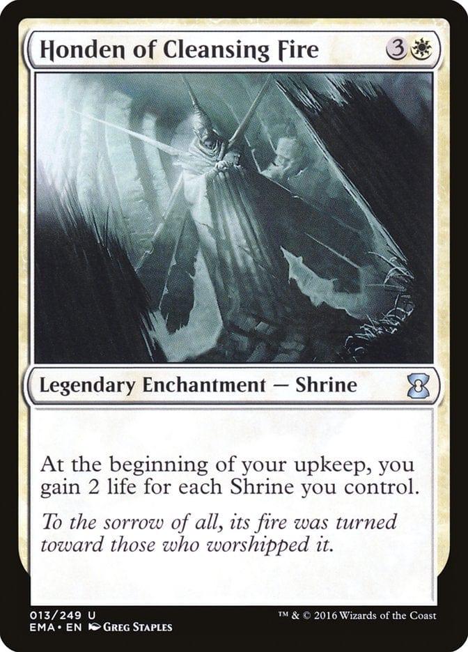 Magic: The Gathering MTG Single Honden of Cleansing Fire [Eternal Masters]