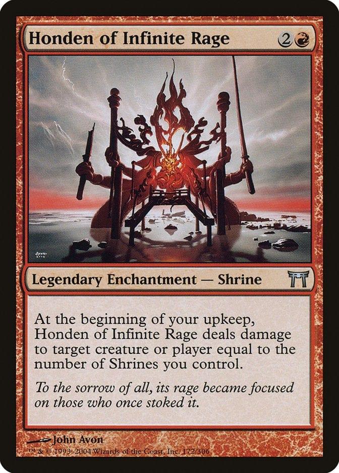Magic: The Gathering MTG Single Honden of Infinite Rage [Champions of Kamigawa]