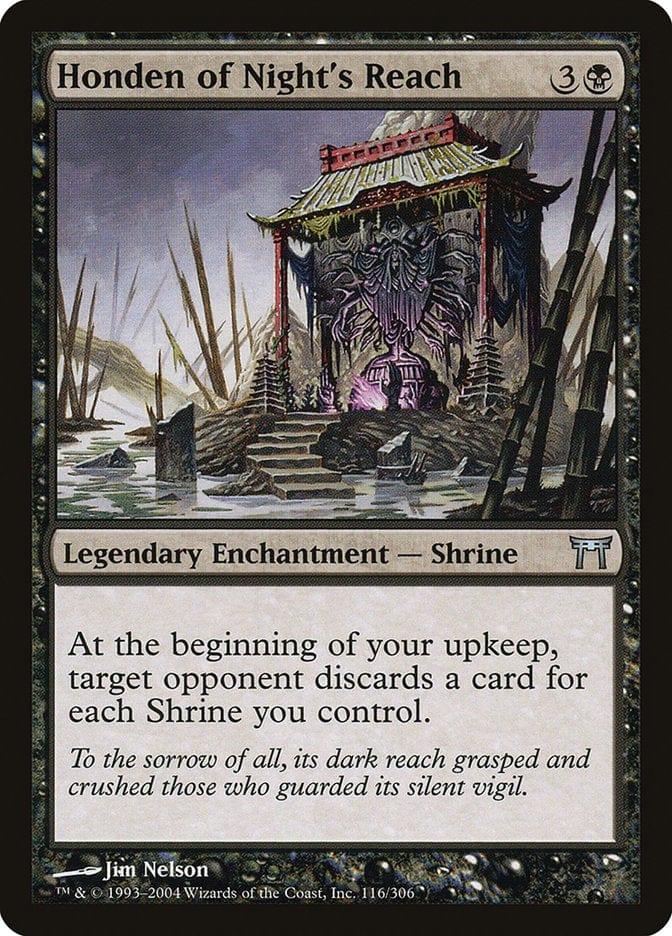 Magic: The Gathering MTG Single Honden of Night's Reach [Champions of Kamigawa]