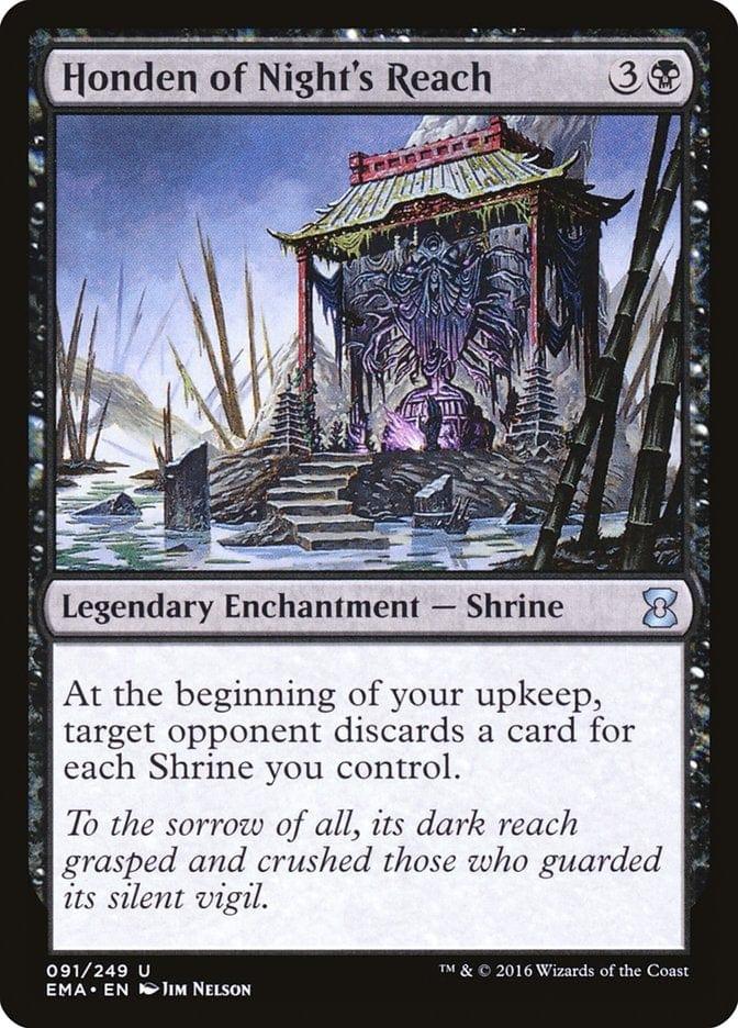Magic: The Gathering MTG Single Honden of Night's Reach [Eternal Masters]