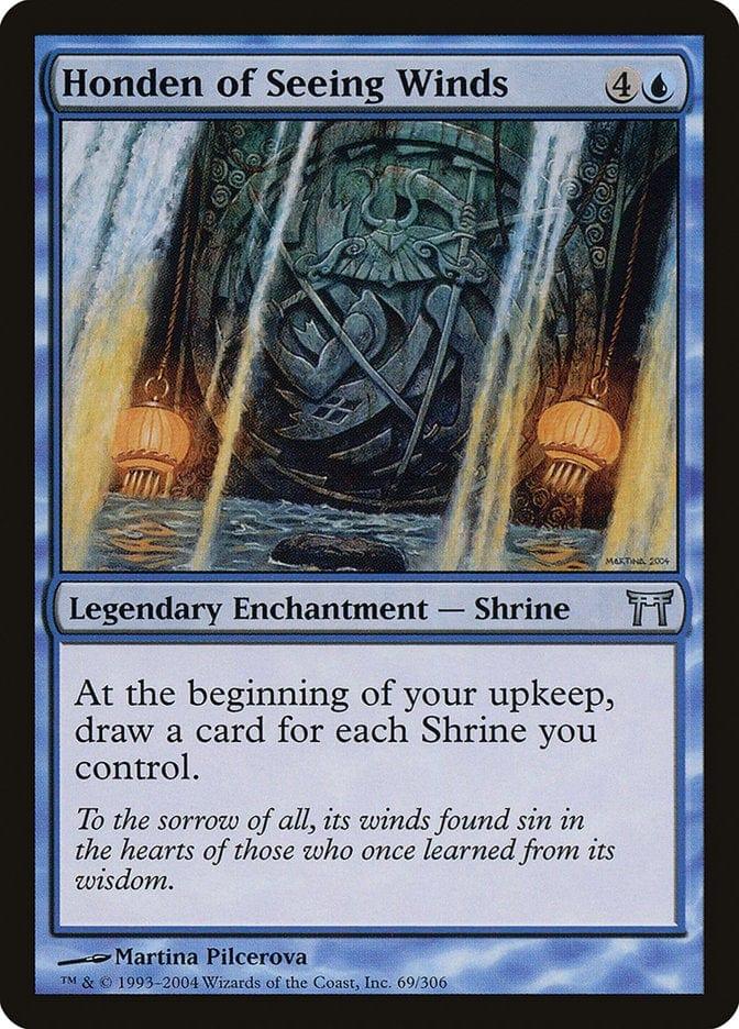 Magic: The Gathering MTG Single Honden of Seeing Winds [Champions of Kamigawa]