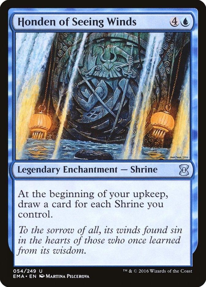 Magic: The Gathering MTG Single Honden of Seeing Winds [Eternal Masters]