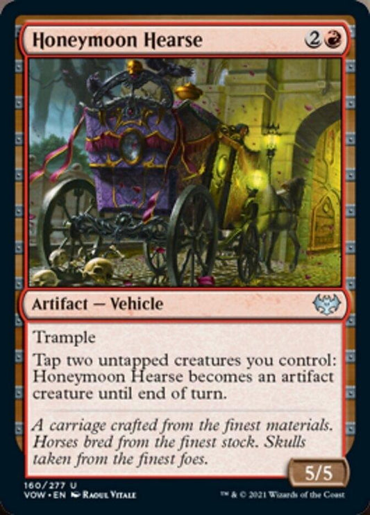 Magic: The Gathering MTG Single Honeymoon Hearse [Innistrad: Crimson Vow]