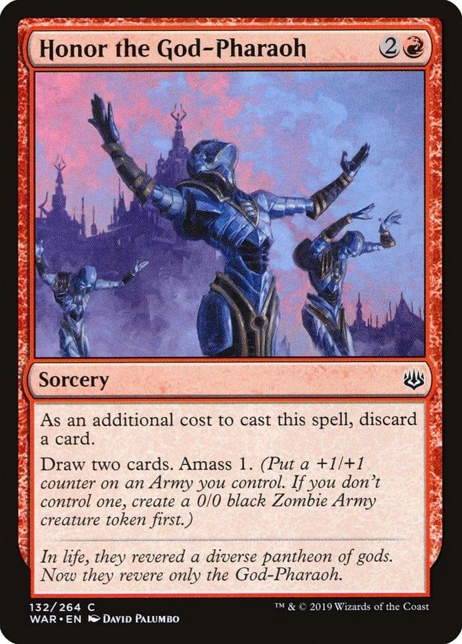 Magic: The Gathering MTG Single Honor the God-Pharaoh [War of the Spark]