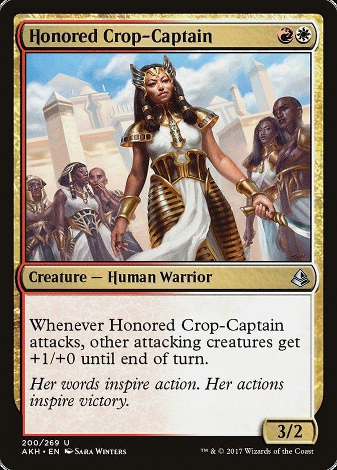 Magic: The Gathering MTG Single Honored Crop-Captain [Amonkhet]