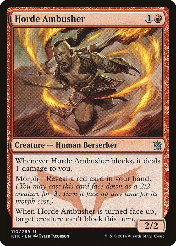 Magic: The Gathering MTG Single Horde Ambusher [Khans of Tarkir]