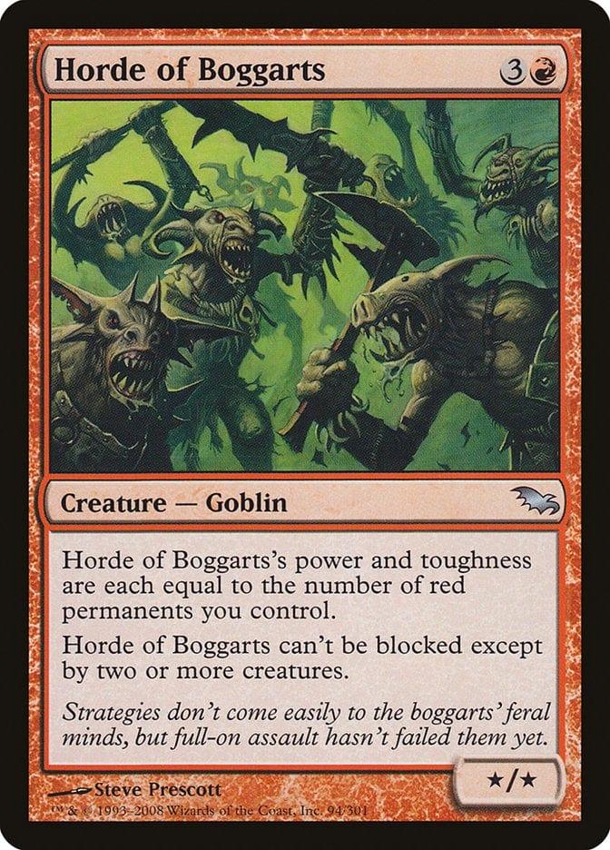 Magic: The Gathering MTG Single Horde of Boggarts [Shadowmoor]