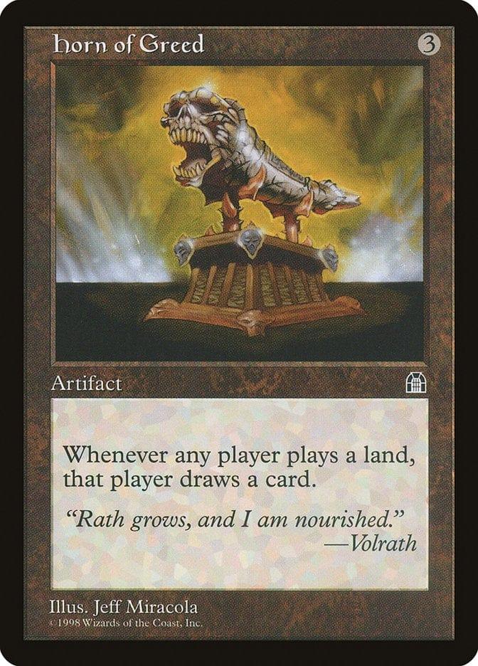 Magic: The Gathering MTG Single Horn of Greed [Stronghold]