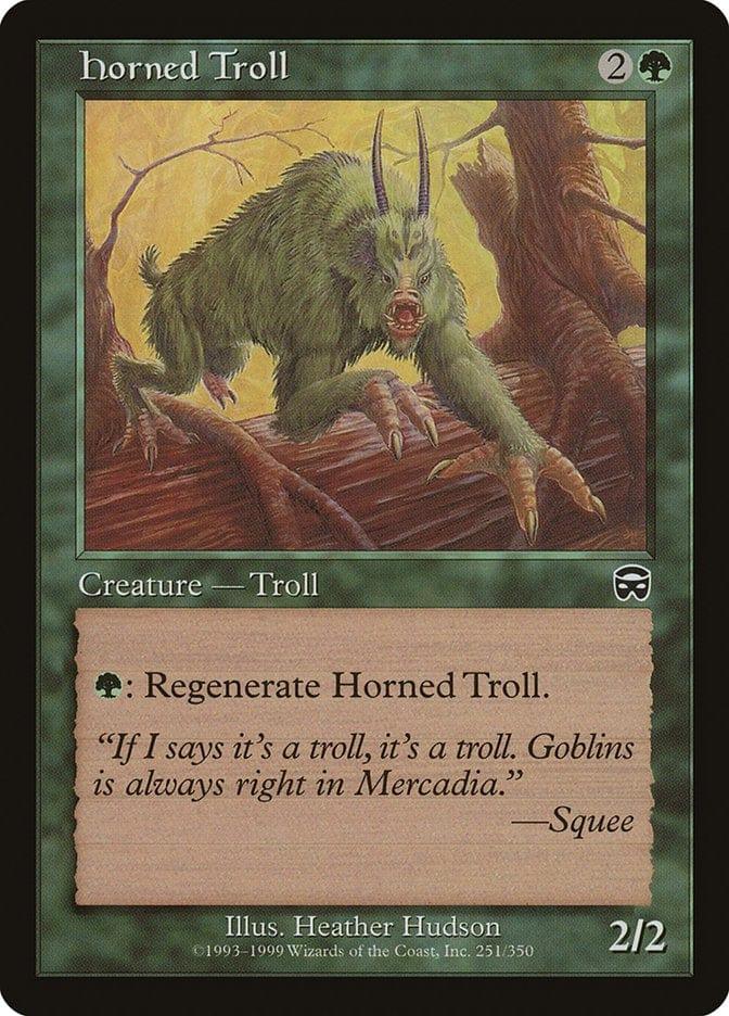 Magic: The Gathering MTG Single Horned Troll [Mercadian Masques]