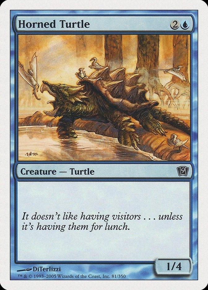 Magic: The Gathering MTG Single Horned Turtle [Ninth Edition]