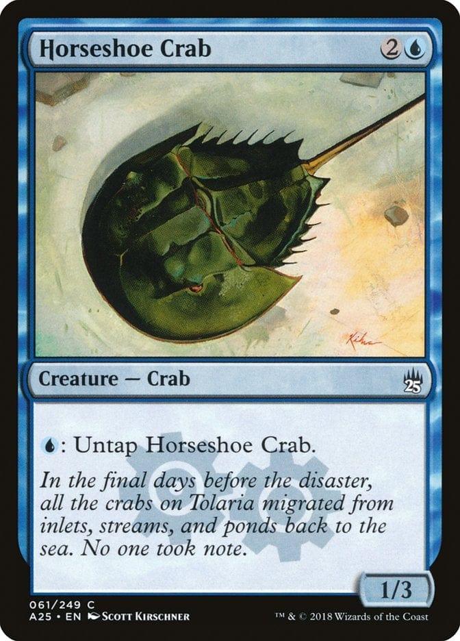 Magic: The Gathering MTG Single Horseshoe Crab [Masters 25]
