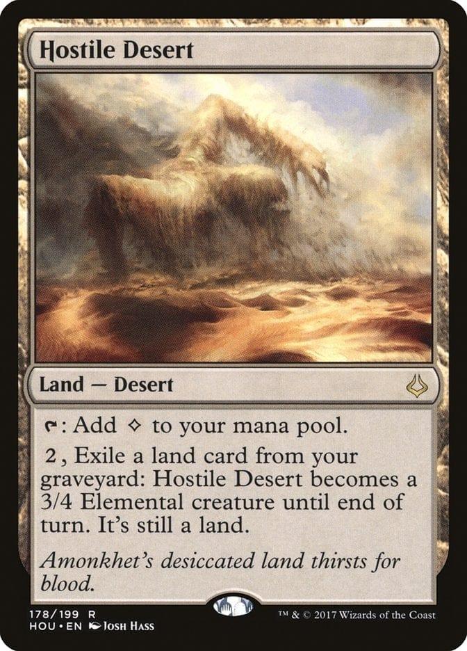 Magic: The Gathering MTG Single Hostile Desert [Hour of Devastation]