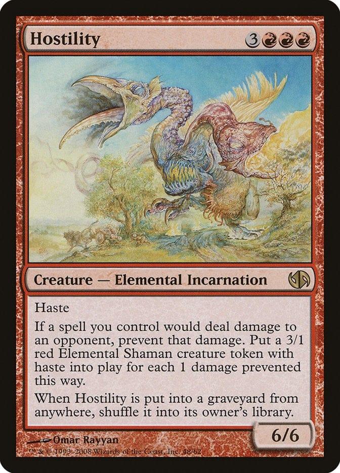 Magic: The Gathering MTG Single Hostility [Duel Decks: Jace vs. Chandra]