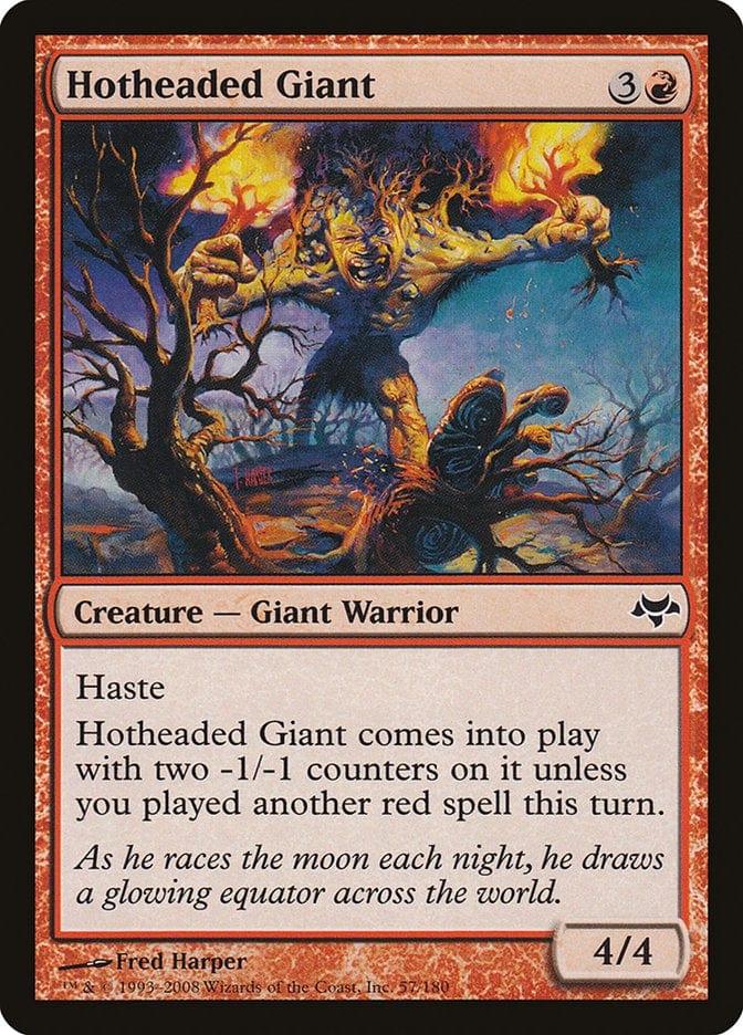 Magic: The Gathering MTG Single Hotheaded Giant [Eventide]