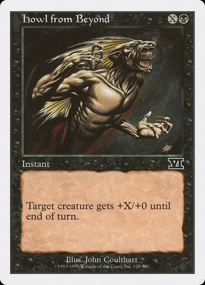 Magic: The Gathering MTG Single Howl from Beyond [Classic Sixth Edition]