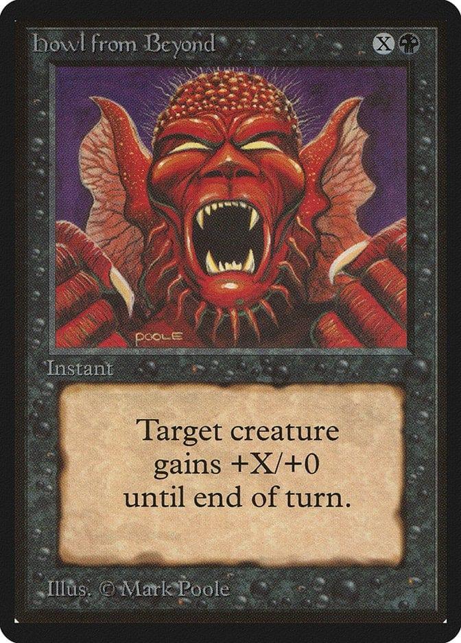 Magic: The Gathering MTG Single Howl from Beyond [Limited Edition Beta]