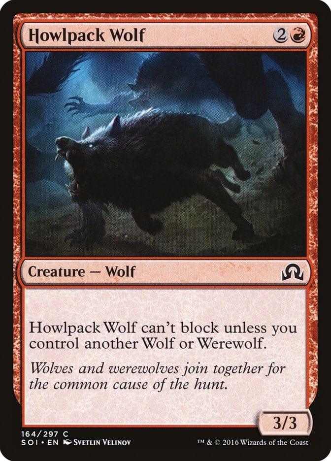 Magic: The Gathering MTG Single Howlpack Wolf [Shadows over Innistrad]