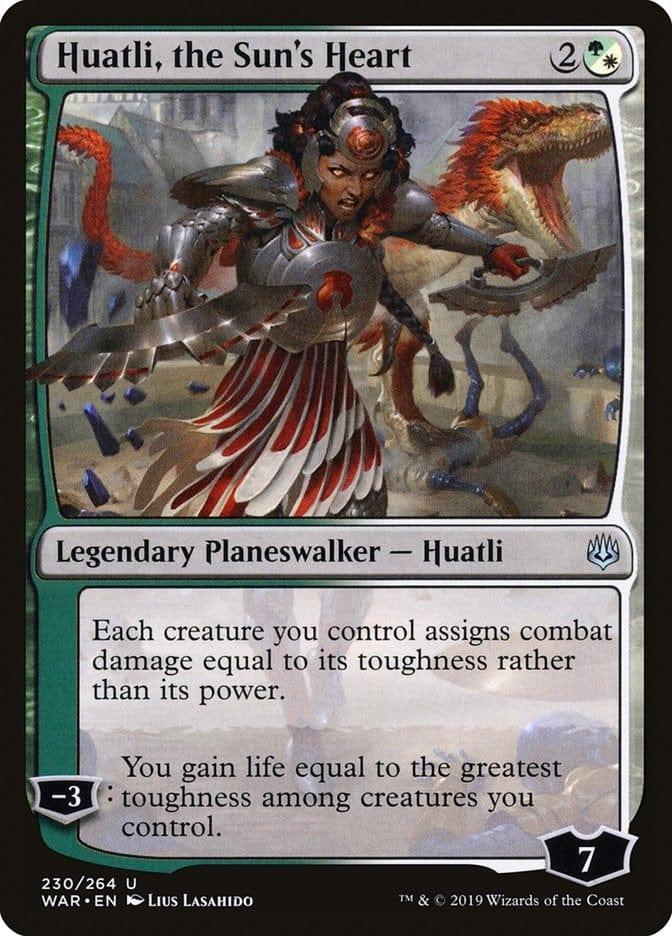 Magic: The Gathering MTG Single Huatli, the Sun's Heart [War of the Spark]