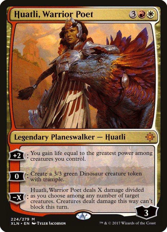 Magic: The Gathering MTG Single Huatli, Warrior Poet [Ixalan]