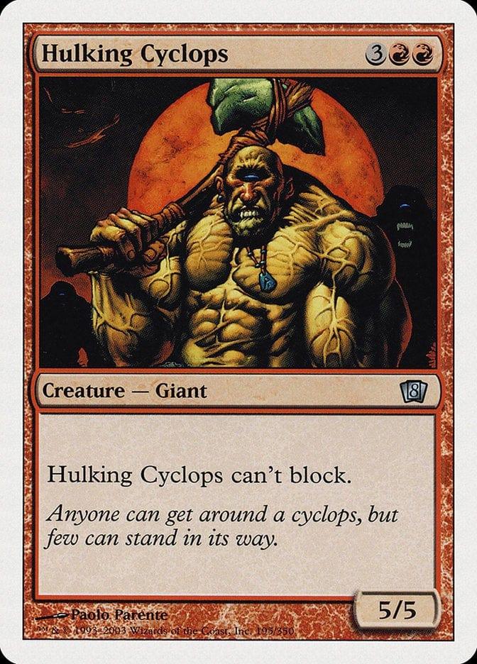 Magic: The Gathering MTG Single Hulking Cyclops [Eighth Edition]