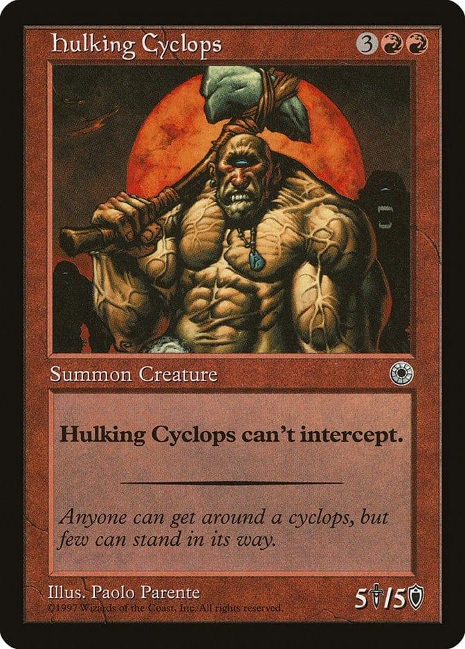 Magic: The Gathering MTG Single Hulking Cyclops [Portal]