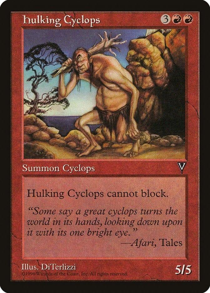 Magic: The Gathering MTG Single Hulking Cyclops [Visions]