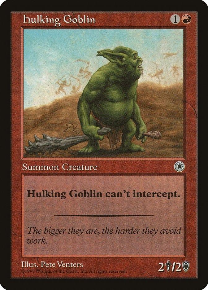 Magic: The Gathering MTG Single Hulking Goblin [Portal]