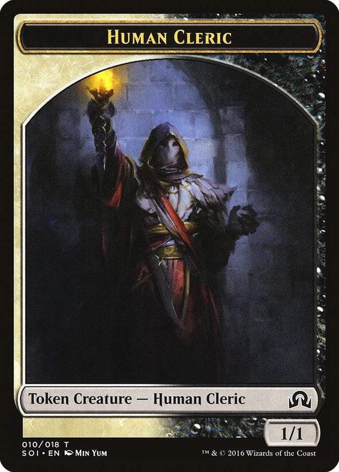 Magic: The Gathering MTG Single Human Cleric [Shadows over Innistrad Tokens]