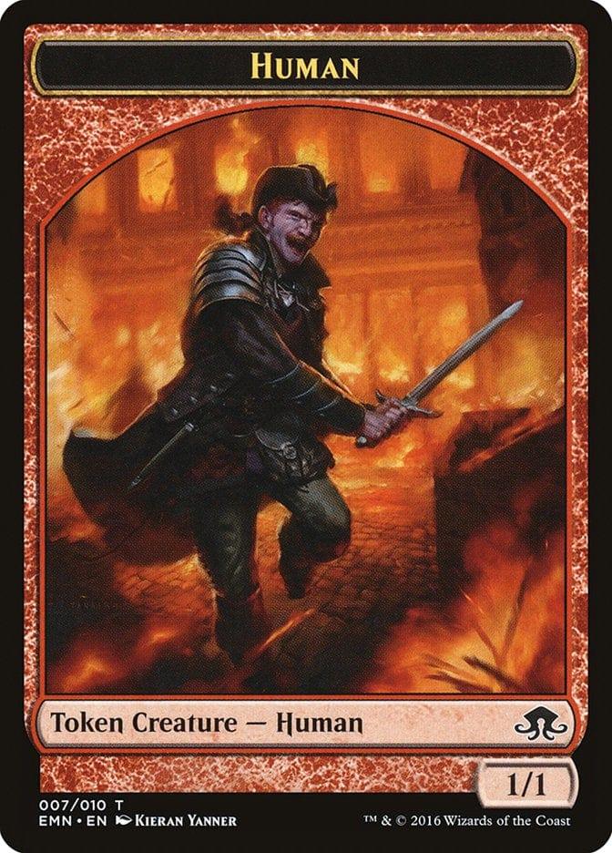 Magic: The Gathering MTG Single Human [Eldritch Moon Tokens]