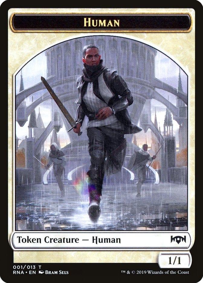 Magic: The Gathering MTG Single Human [Ravnica Allegiance Tokens]